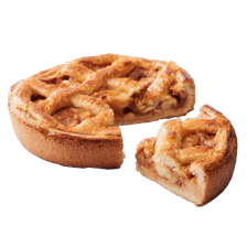 Verse ambachtelijke appeltaart